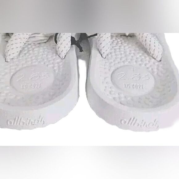 ALLBIRDS Sugar Zeffer Unisex Cushioned Beach Flip Flop Washable Blizzard White - Picture 2 of 6